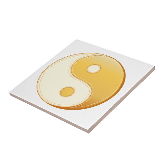 Taoïssymbool Tegeltje (Zijkant)