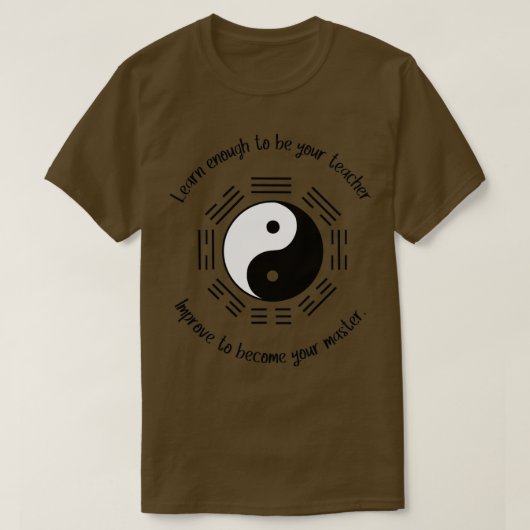 Taoist I Ching Philosophy T-shirt (Design voorkant)