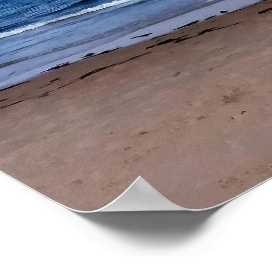 Taoist Quote Beach-foto Poster (Hoek)