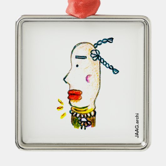 Taoïstisch gevlochten Ornament met boonogen (Voorkant)