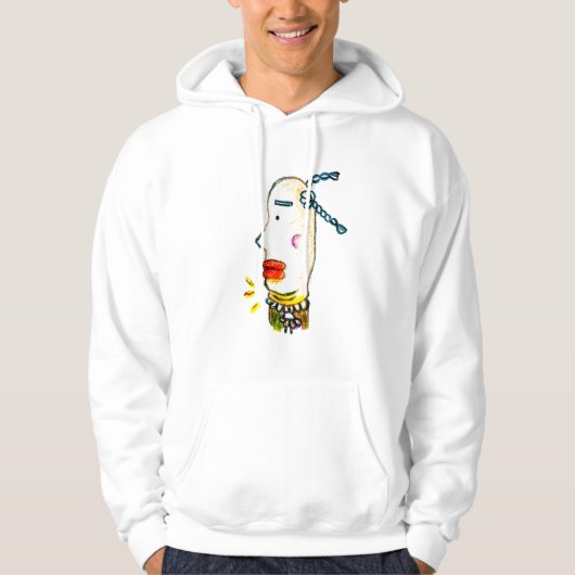 taoïstische gevlochten boon hoodie (Voorkant)