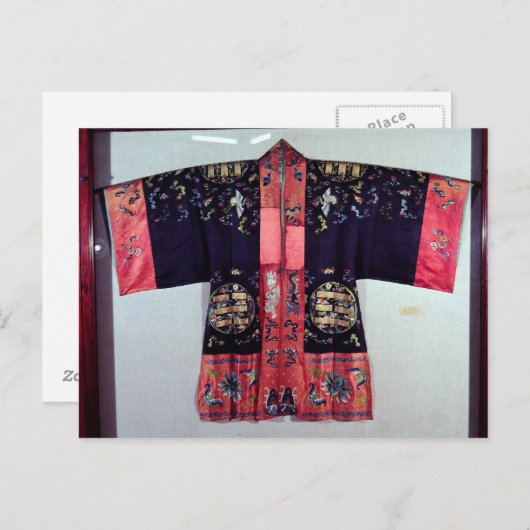 Taoïstische robe met Tai Chi Yin en Yang Briefkaart (Voorkant / Achterkant)