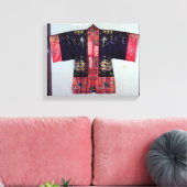 Taoïstische robe met Tai Chi Yin en Yang Canvas Afdruk (Insitu (Woonkamer))