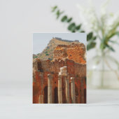 Taormina 10 briefkaart (Staand voorkant)