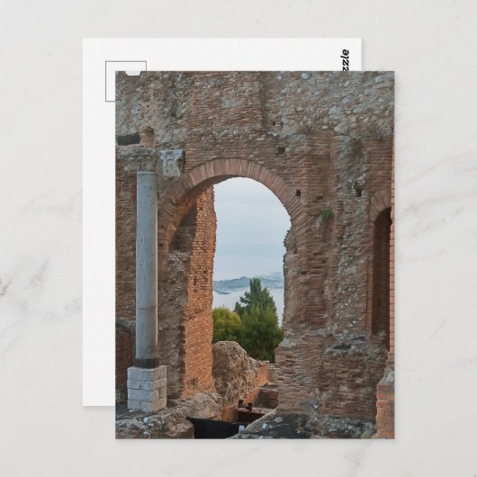 Taormina. #13. briefkaart (Voorkant / Achterkant)