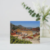 Taormina amphitheater 1 briefkaart (Staand voorkant)