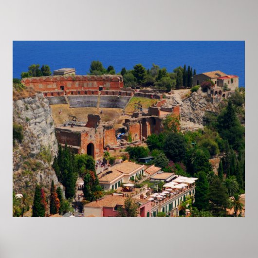 Taormina amphitheater 3 poster (Voorkant)