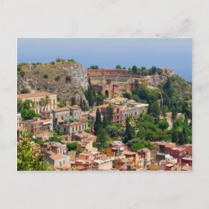 Taormina amphitheater 4 briefkaart