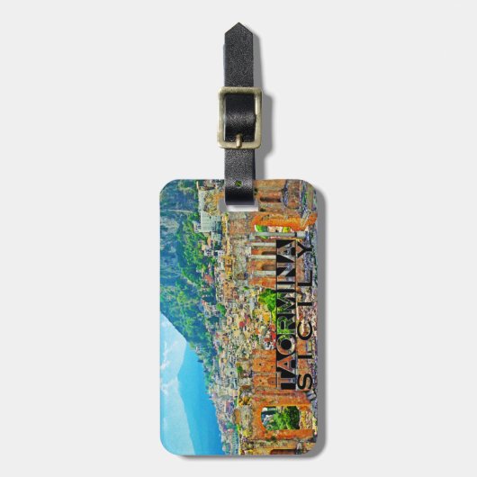 Taormina Bagagelabel (Voorkant verticaal)