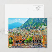 Taormina Briefkaart (Voorkant / Achterkant)