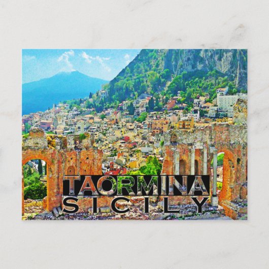 Taormina Briefkaart (Voorkant)