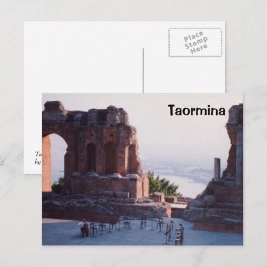 Taormina Briefkaart (Voorkant / Achterkant)