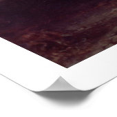 Taormina en Mount Etna, c.1840 (olie op doek) Poster (Hoek)