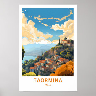 Taormina Italië Reisprint Poster