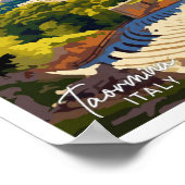 Taormina Italië Reizen  illustratie Poster (Hoek)