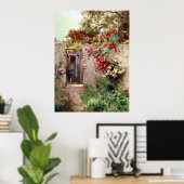 Taormina Italy Flowers 1918 Huge Canvas Print Gicl (Thuiskantoor)