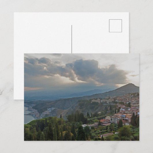 Taormina. Nr. 9. Briefkaart (Voorkant / Achterkant)