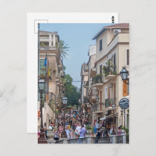 Taormina. Nummer 7. Briefkaart (Voorkant / Achterkant)