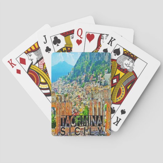 Taormina Pokerkaarten (Achterkant)