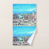 Taormina, Sicilië Bad Handdoek (Handdoek)