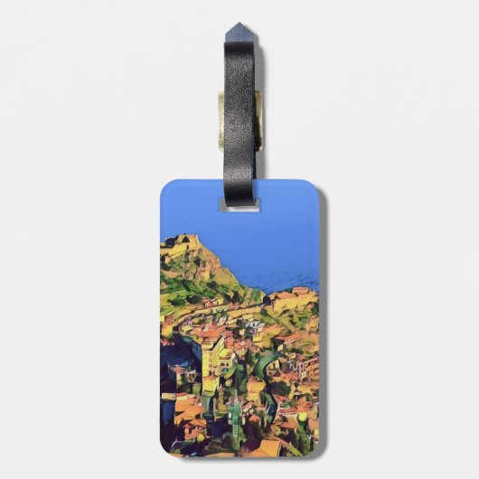 TAORMINA - Sicilië - Bagagelabel (Achterkant verticaal)