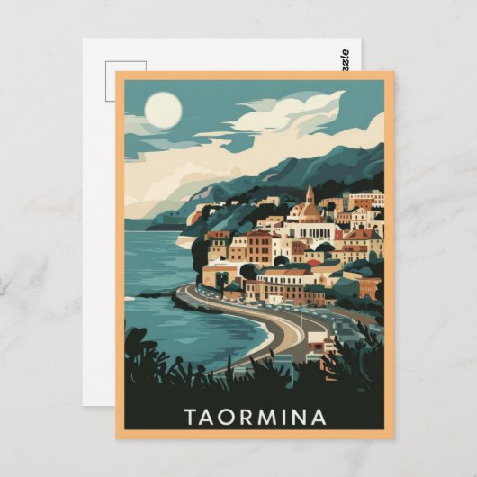 Taormina, Sicilië Briefkaart (Voorkant / Achterkant)