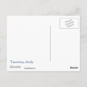 Taormina, Sicilië Briefkaart (Achterkant)