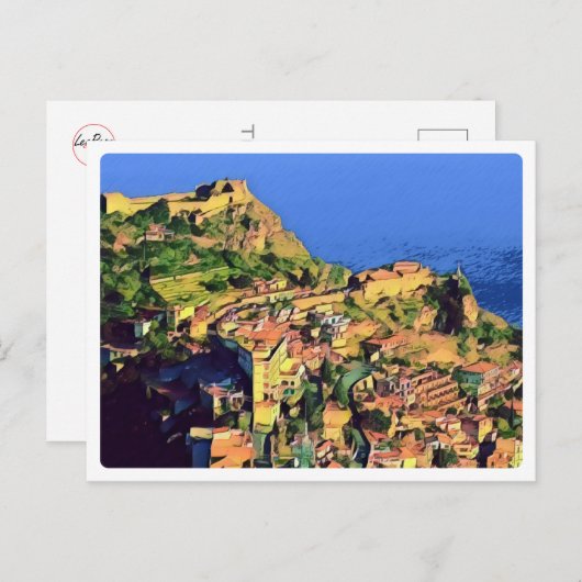 TAORMINA - Sicilië - Briefkaart (Voorkant / Achterkant)