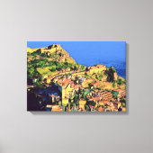 TAORMINA - Sicilië - Canvas Afdruk (Voorkant)