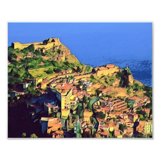 TAORMINA - Sicilië - Foto Afdruk (Voorkant)