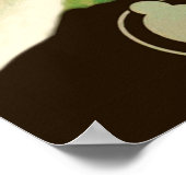 Taormina, Sicilië, Italië, uitzicht aan de kust Poster (Hoek)