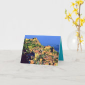 TAORMINA - Sicilië - Kaart (Gele Bloem)