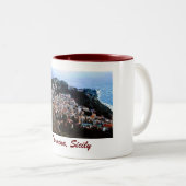 Taormina, Sicilië mok (Voorkant rechts)