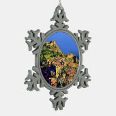 TAORMINA - Sicilië - Tin Sneeuwvlok Ornament (Links)