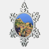 TAORMINA - Sicilië - Tin Sneeuwvlok Ornament (Rechts)
