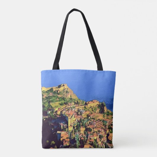 TAORMINA - Sicilië - Tote Bag (Achterkant)