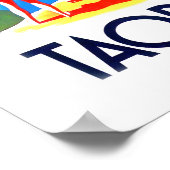 Taormina Sicilië — vintage Poster (Hoek)