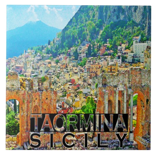 Taormina Tegeltje (Voorkant)