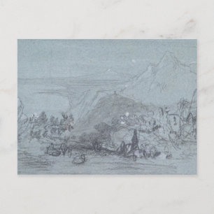 Taormina, uit de "Uitzichten van Sicilië" (krijk e Briefkaart
