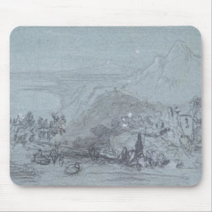 Taormina, uit de "Uitzichten van Sicilië" (krijk Muismat