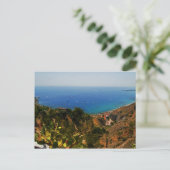 Taormina uitzicht 1 briefkaart (Staand voorkant)