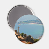 Taormina uitzicht 3 magneet (Voorkant / Achterkant)