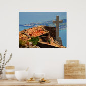 Taormina uitzicht 4 poster (Keuken)