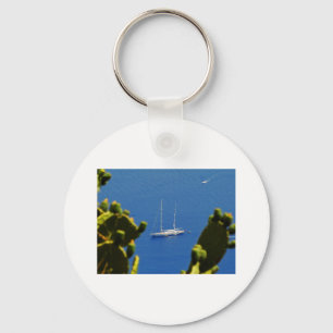 Taormina-zeilboot Sleutelhanger