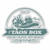 Taos Box (Rio Grande) (rafting 2) Sticker (Voorkant)