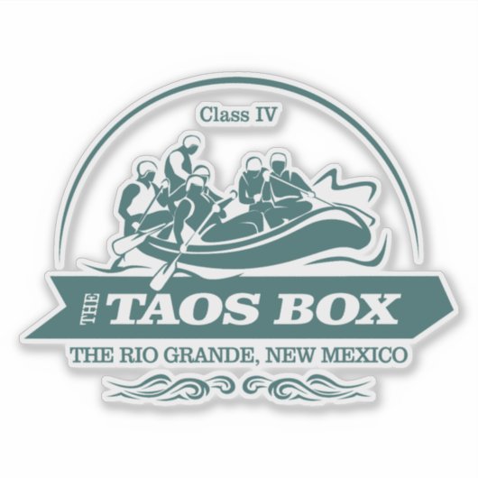 Taos Box (Rio Grande) (rafting 2) Sticker (Voorkant)