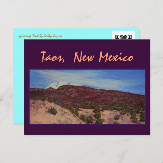 Taos Briefkaart (Voorkant / Achterkant)
