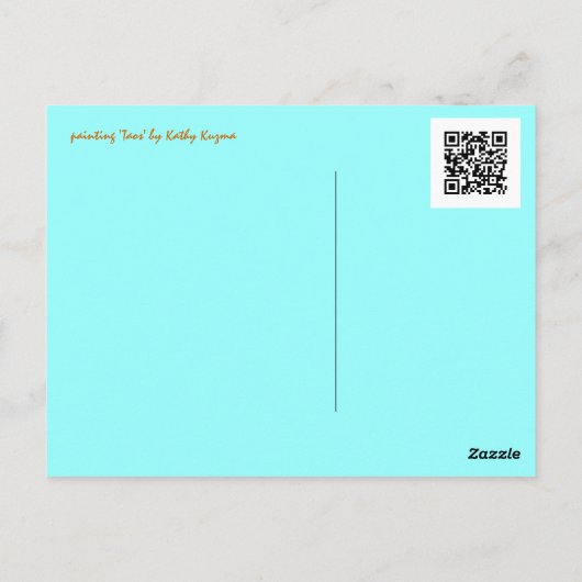 Taos Briefkaart (Achterkant)