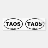 Taos Bumpersticker (Voorkant)