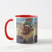 Taos Indian Holding a Water Jug van Blumenschein Mok (Links)